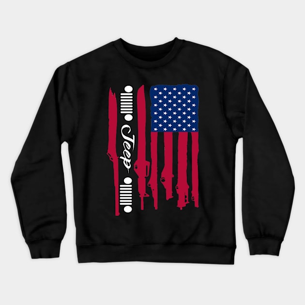 AMERICAN JEEP Crewneck Sweatshirt by MAX